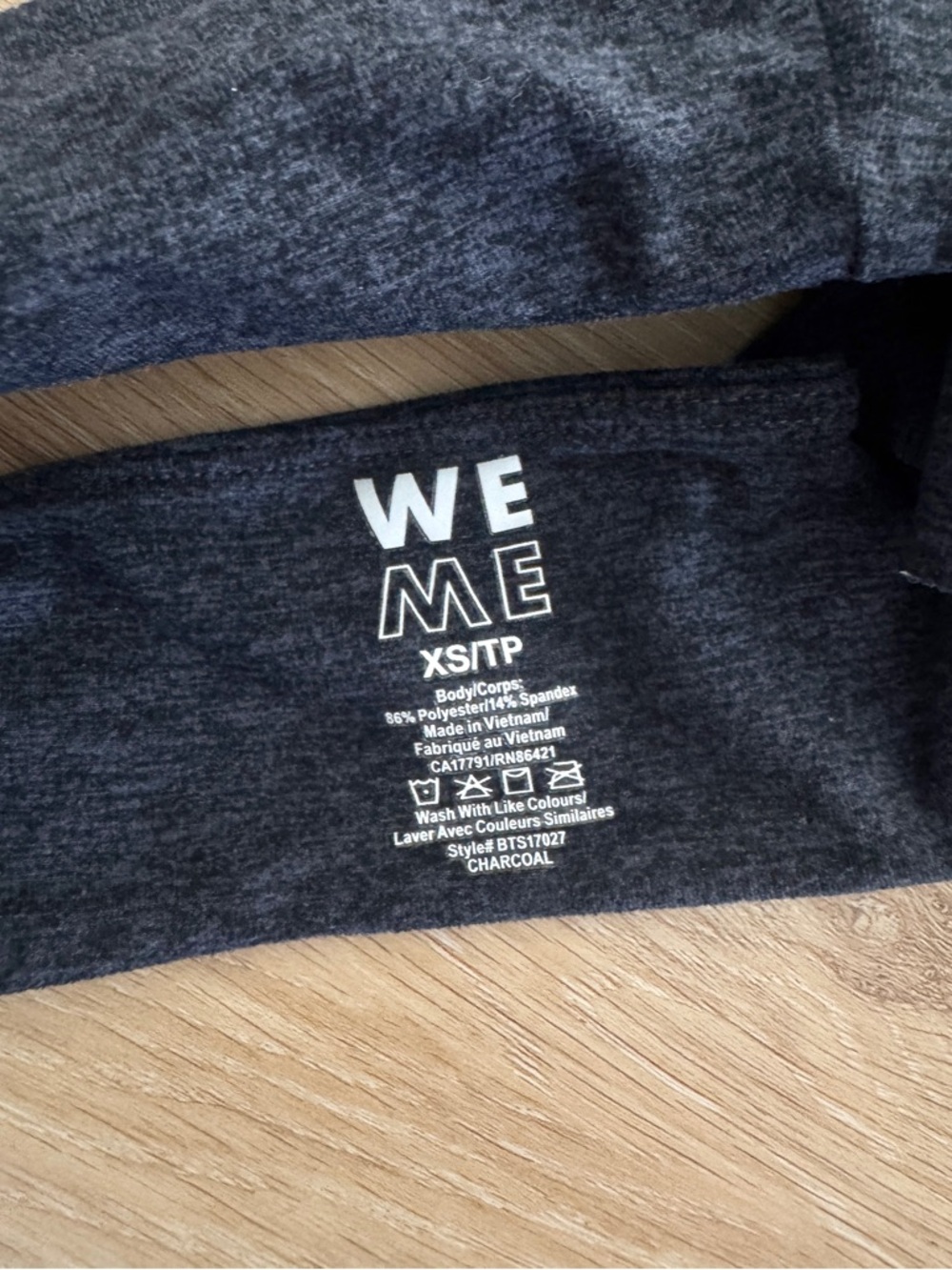 Dark Gray Racerback Sports Bra - Picture 4 of 4